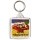 Keep Calm and Love Spaghetti - Square Keyring