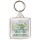 Gin is the Answer. What was the Question? - Square Keyring