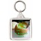 Keep Calm and Love a Boiled Egg - Square Keyring