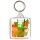 Keep Calm It's Pimm's O'clock - Square Keyring