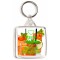 Keep Calm It's Pimm's O'clock - Square Keyring