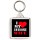 I Love (heart) My Awesome Wife - Square Keyring