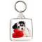 Will You be My Valentine? - Square Keyring