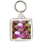 Keep Calm and Love Chocolate Truffles - Square Keyring
