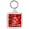 Keep Calm and Love Tomatoes - Square Keyring