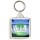 Keep Calm and Love Victoria Falls - Square Keyring