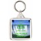 Keep Calm and Love Victoria Falls - Square Keyring