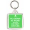 PC Gamer at Work Please Do Not Disturb - Square Keyring