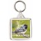 Keep Calm and Love Chickadees - Square Keyring