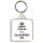 Keep Calm I'm a Glorified PA - Square Keyring