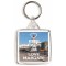 Keep Calm and Love Margate - Square Keyring