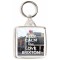 Keep Calm and Love Brixton - Square Keyring