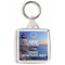 Keep Calm and Love Lighthouses - Square Keyring