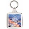 Keep Calm and Love Belfast - Square Keyring