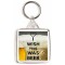 I Wish this was Beer - Square Keyring