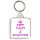 Keep Calm I am a Solicitor - Square Keyring