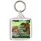 Keep Calm and Love Chow Chows - Square Keyring