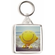 Have a Joyful Day - Square Keyring