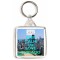Keep Calm and Love Chicago - Square Keyring