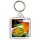 Keep Calm and Have a Pie and a Pint - Square Keyring