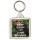 Keep Calm and Love Beavers - Square Keyring