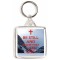 Be Still and Know that I Am God - Square Keyring