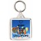 Keep Calm and Love Lollipops - Square Keyring
