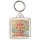 Keep Calm and Love Maps - Square Keyring