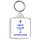 Keep Calm I'm a Chaplain - Square Keyring