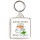 Where There is Tea There is Love - Square Keyring