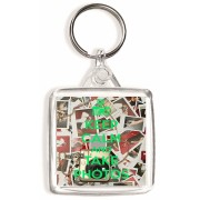 Keep Calm and Take Photos - Square Keyring
