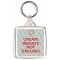 Create Results not Excuses - Square Keyring