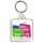 Keep Spending and Carry On Shopping - Square Keyring