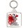 Stay Alive and Avoid Zombies - Square Keyring