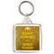 Don't Forget to Smile Today - Square Keyring