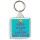 Keep Calm and Laugh Out Loud - Square Keyring