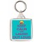 Keep Calm and Laugh Out Loud - Square Keyring