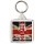 Keep Calm and Control the Border - Square Keyring