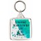 If you Want Breakfast in Bed Sleep in the Kitchen - Square Keyring