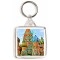Keep Calm and Love Russia - Square Keyring
