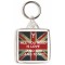 All You Need is Love .And Gin! .And Tonic! - Square Keyring