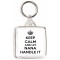 Keep Calm and Let Nana Handle It - Square Keyring