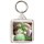 Keep Calm and Love Mushrooms - Square Keyring