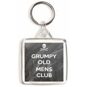 Grumpy Old Mens Club - Square Keyring