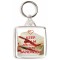 Keep Calm and Love a Jam Sandwich - Square Keyring