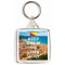 Keep Calm and Love Sicily - Square Keyring