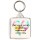 One Kind Word can change someone's entire day - Square Keyring