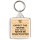 Expect the Worse and You'll Never be Disappointed - Square Keyring