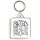 Do What you can With what you Have Where You Are - Square Keyring