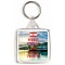 Keep Calm and Love Tahiti - Square Keyring